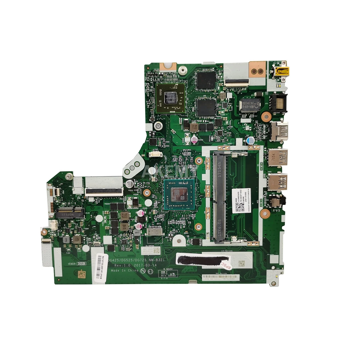 NM-B321 материнская плата для For Lenovo 320-15ACL 320-15AST DG425 DG525 DG725 E2-9000U ЦП тест ОК