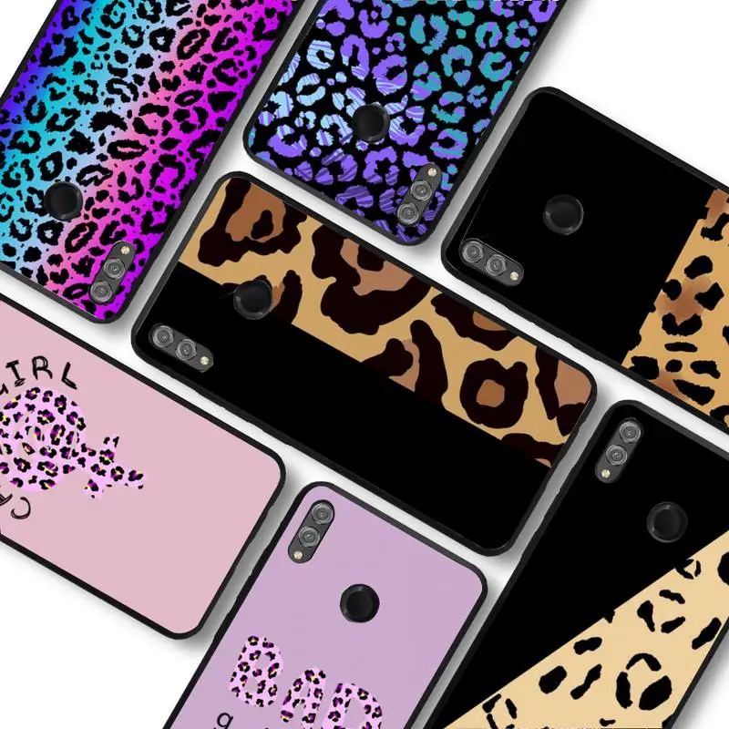 

Leopard Print Phone Case For Huawei honor10Lite 10i 20 8x 10 Funda for Honor9lite 9xpro Back Coque