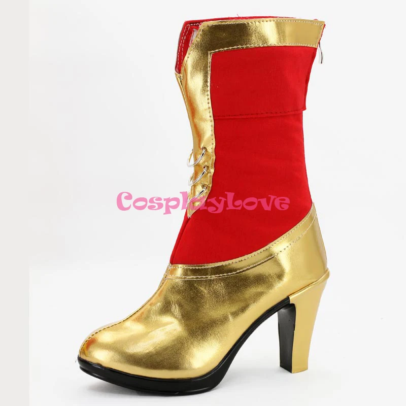 

Final Fantasy Terra Branford Dissidia Red Cosplay Shoes Long Boots Leather CosplayLove For Halloween Christmas