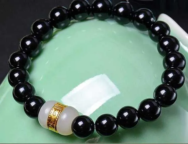

nature handmade fashion trendy 10mm red agate with hetianjade bracelet Women and Men Lucky Gifts