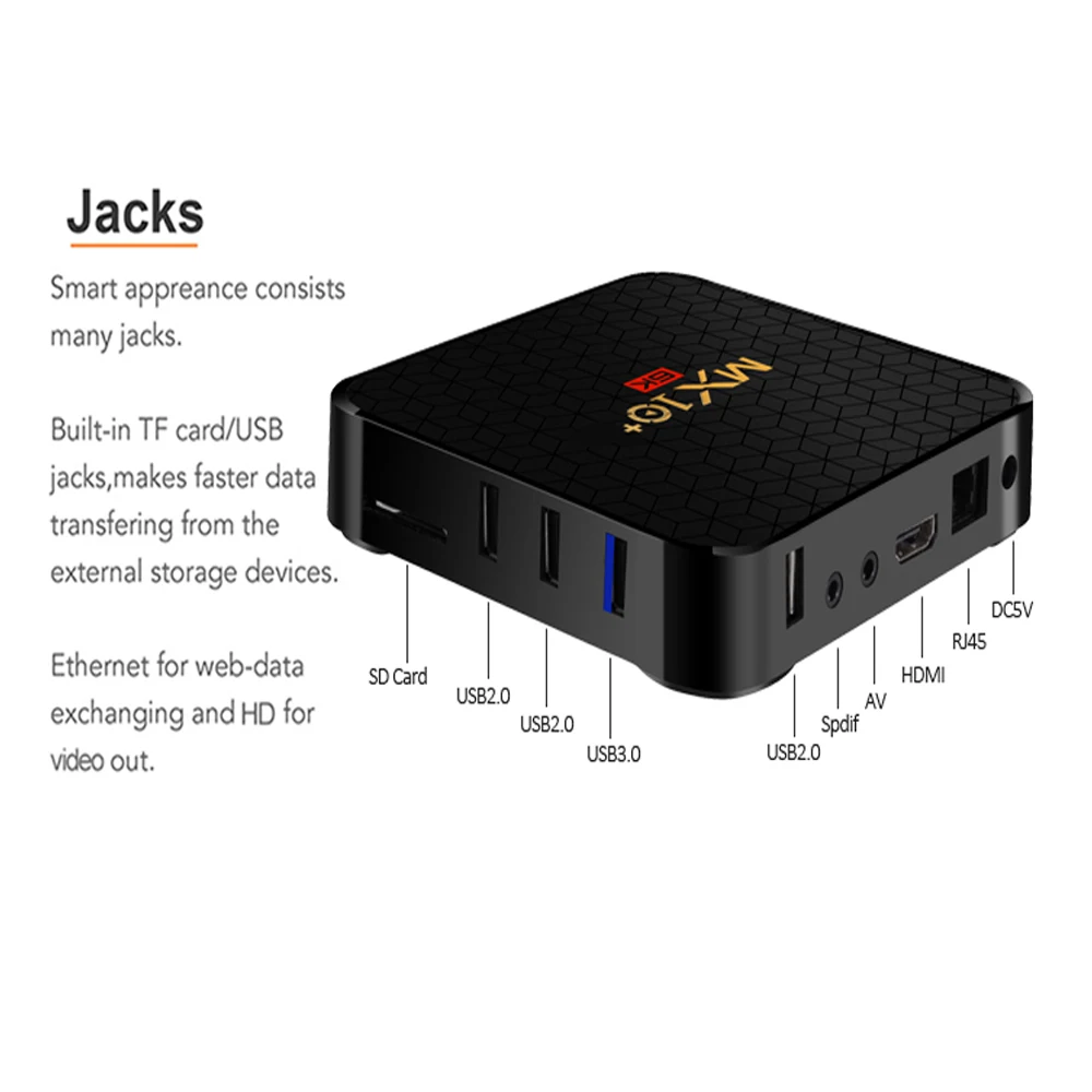 MX10 Pro 6K tv Box Android 9 0 Allwinner H6 Четырехъядерный 4 ГБ 32 64 Гб 2 4G WiFi USB3.0 Поддержка * 4K H.265