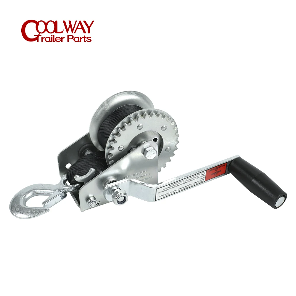 Hand Winch CAP 600 LBS 4.5 M Extra Long High Quality Synthetic Strap Webbing Car Boat Trailer Parts