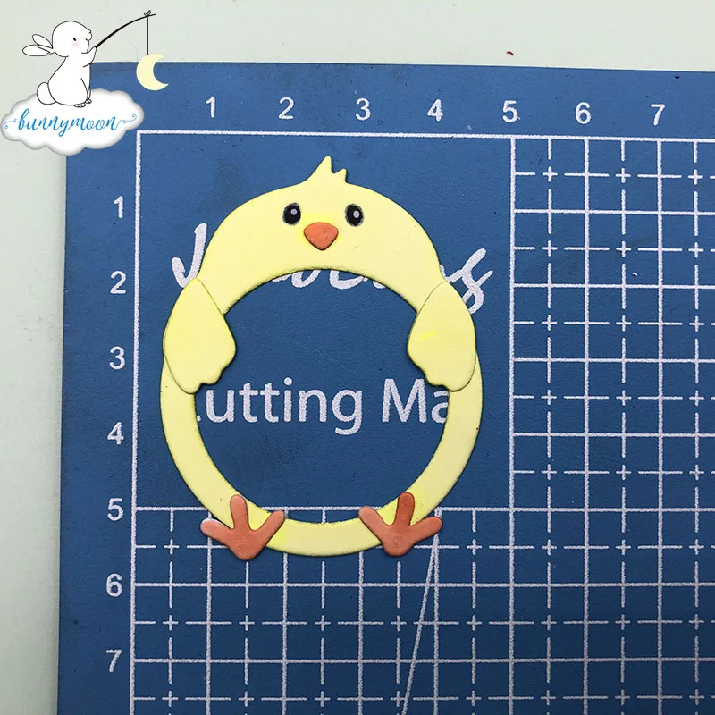 Bunnymoon новые милые животные металлические режущие трафареты для DIY