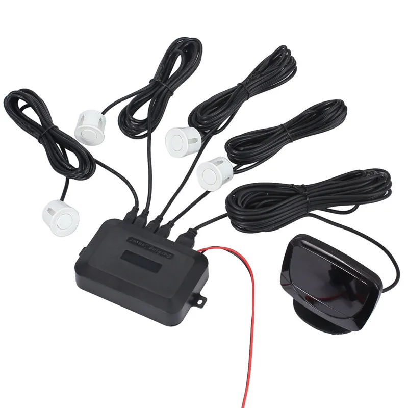 Новый стиль 4 парковочных датчика автомобильная ЖК камера заднего вида 2 5