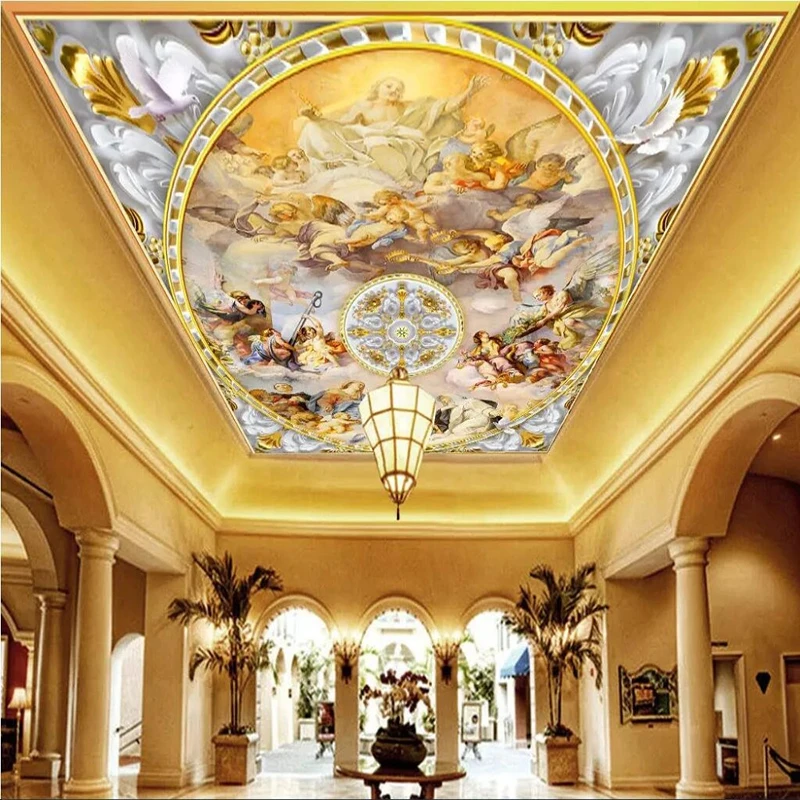 На заказ любой размер настенная Бумага Европейский стиль Роскошная фигура