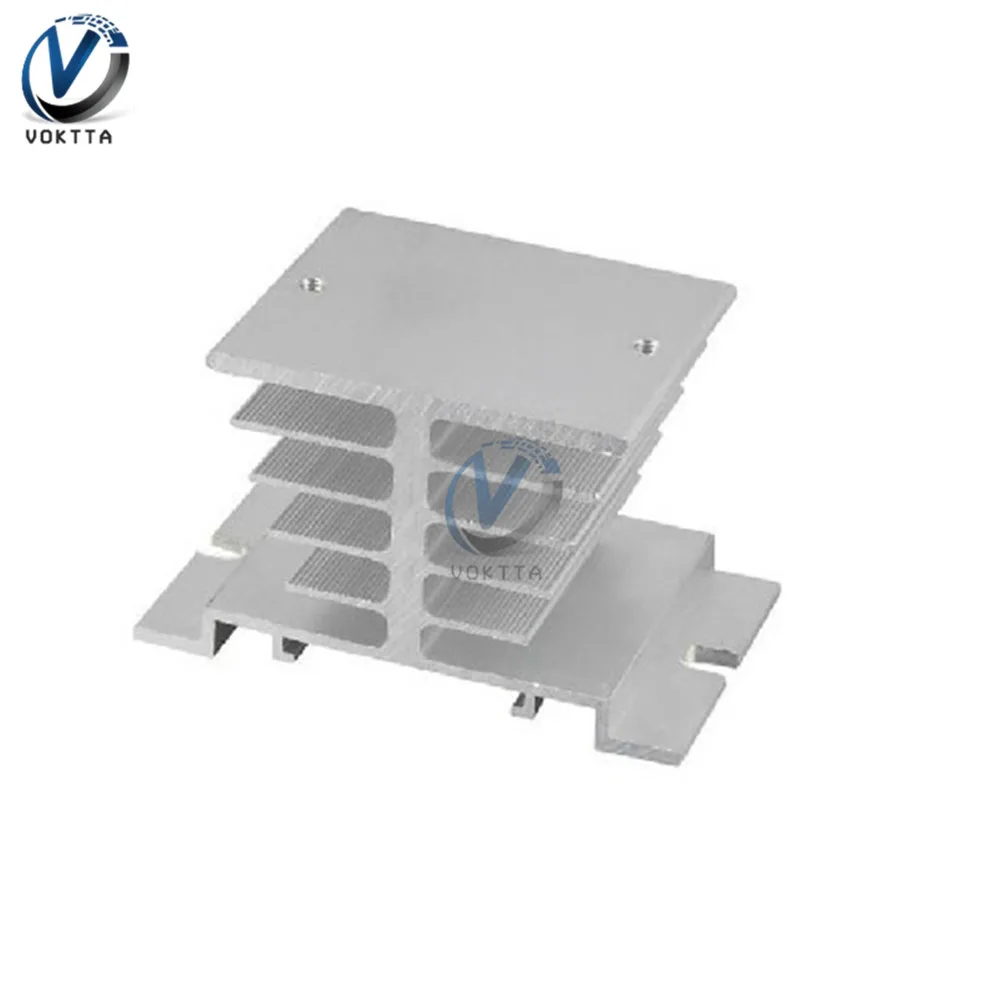 Алюминиевый однофазный твердотельный релейный радиатор теплоотвода 1 шт.