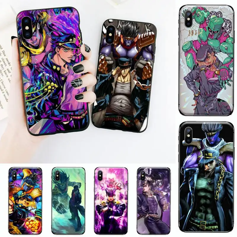 

JoJo Bizarre Adventure Phone Case for iPhone 11 12 mini pro XS MAX 8 7 6 6S Plus X 5S SE 2020 XR