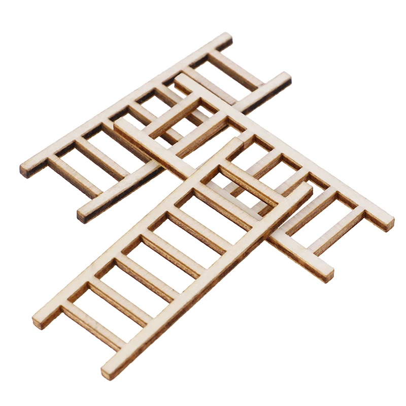 Миниатюрные деревянные лестницы миниатюрные ремесленные фигурки сказочный