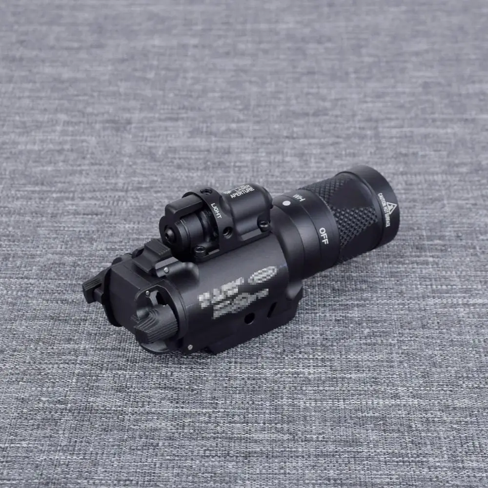 Тактический светильник для оружия X400V с красным лазерным пистолетом фонарик