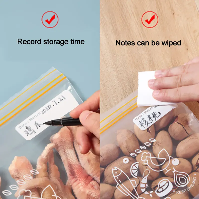 20 шт./компл. многоразовые пакеты на молнии для замораживания пищи | Дом и сад