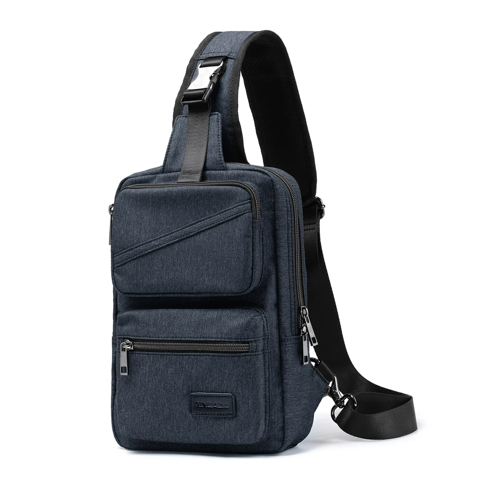 blue XINCADA Винтаж Ретро Стиль Crossbody Креста тела слинг сумка маленькая человек кошелек плечо сумка груди для Для мужчин Murse - Цвет: blue