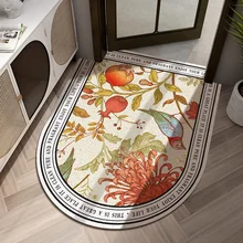 American entrance door mat Semicircle PVC wire loop outdoor doorway carpet waterproof rug Scratch the dirt Elasticity floor mat American entrance door mat Semicircle PVC wire loop outdoor doorway carpet waterproof rug Scratch the dirt Elasticity floor mat