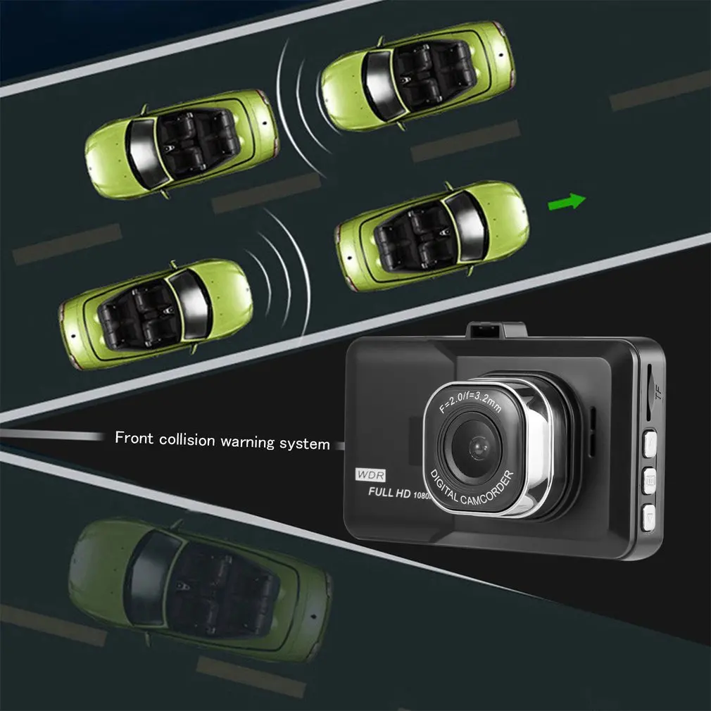 SK Q7 3 0 дюймов 12MP 1080P Видеорегистраторы для автомобилей вождения Регистраторы