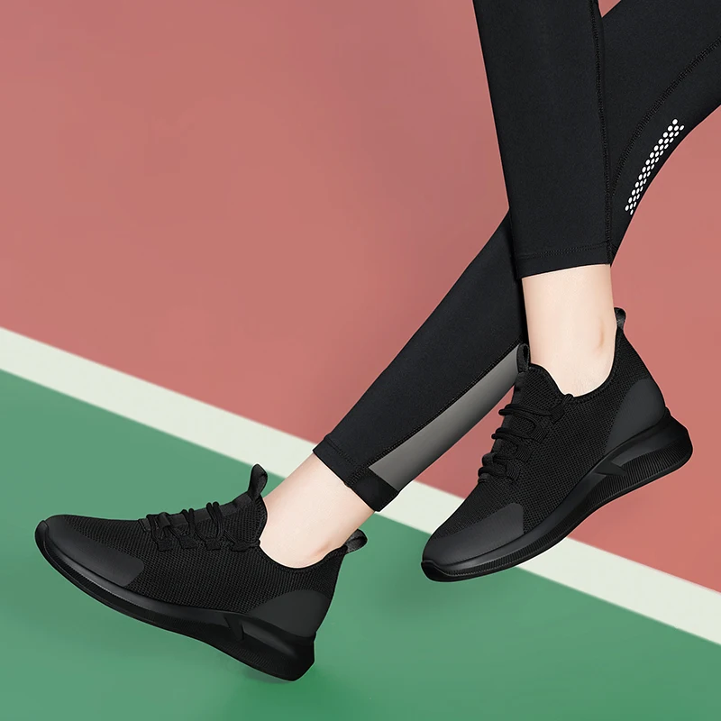 

New Sports Shoes Mesh Breathable Mesh Shoes Korean Version of All-Match Casual Women's Shoes