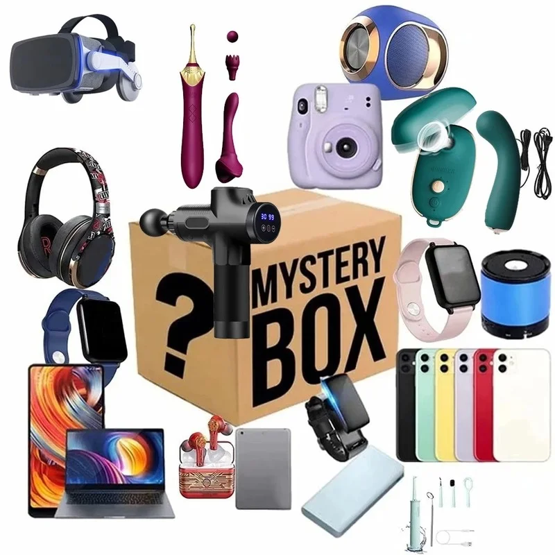 

100% Winning High Quality Mystery Box New Year 2022 Gift Lucky Random Item More Electronic Product Do You Dare To Try It