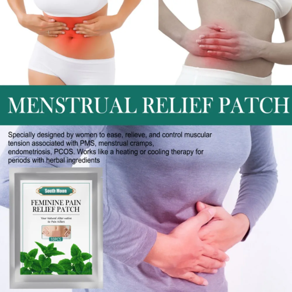 

10PCS Effective Menstrual Pain Relief Plaster Women Warm Palace Dysmenorrhea Patch Palace Cold Menstrual Relief Patches
