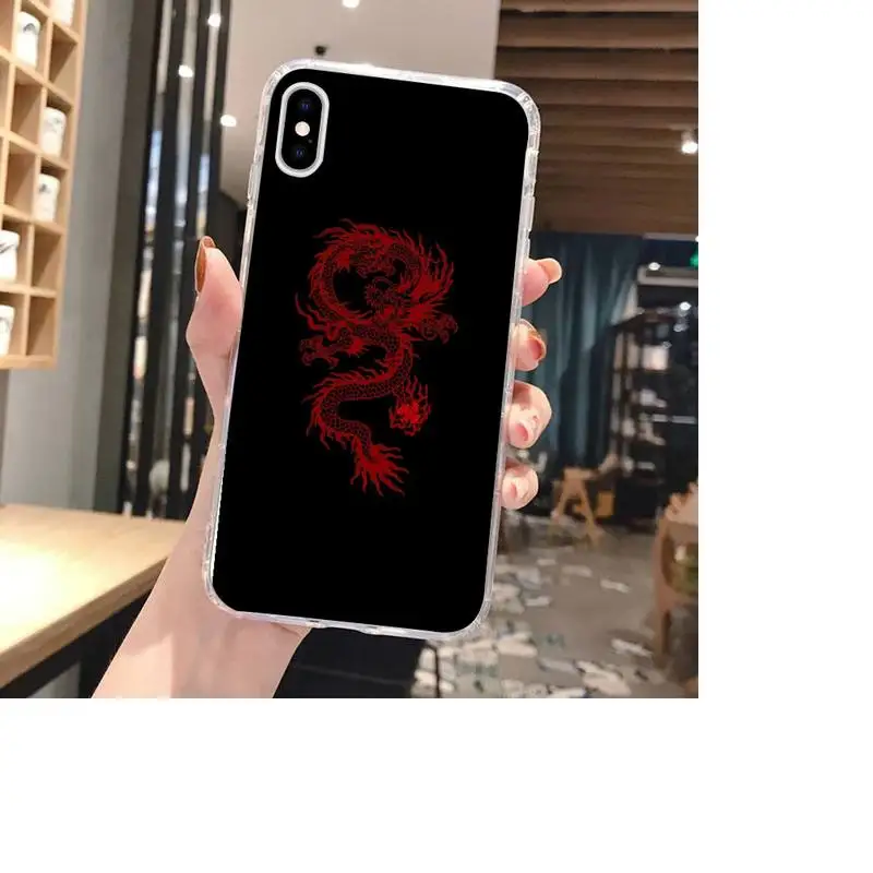 

Mysterious Oriental myths legends Chinese dragon totem Phone Case For Iphone 5 5s se 6 6s 7 8 11 12 X Xs Xr Pro Plus Max Mini