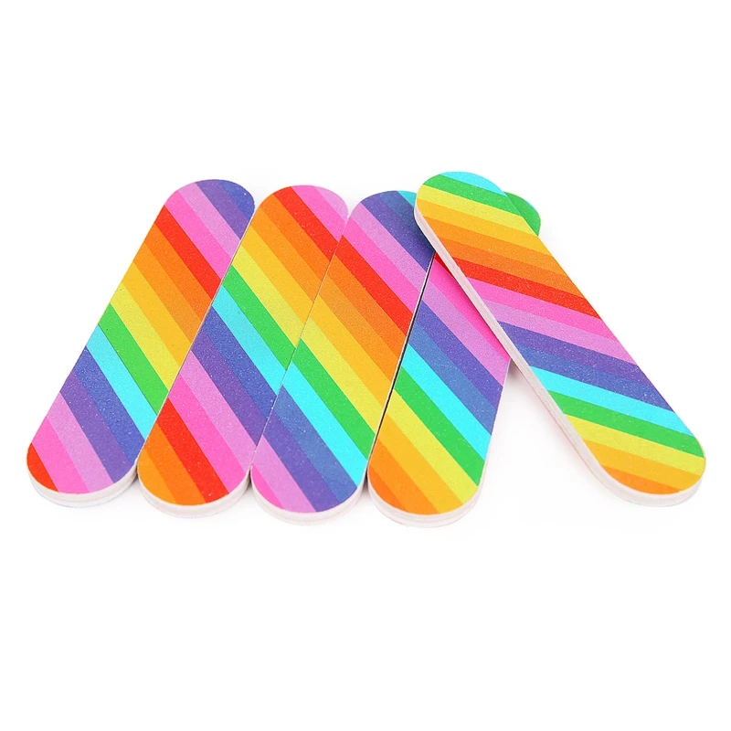 5 шт./компл. наждачная бумага пилка для ногтей шлифовальный буферный блок педикюр