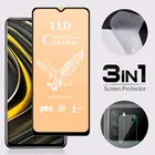 Керамическое матовое закаленное стекло 3 в 1 для камеры Xiaomi Redmi Note 10 5g 10s 9 Pro 9s 9T 9A 9C 8 8A 7A 6A Poco X3 GT M3 F3