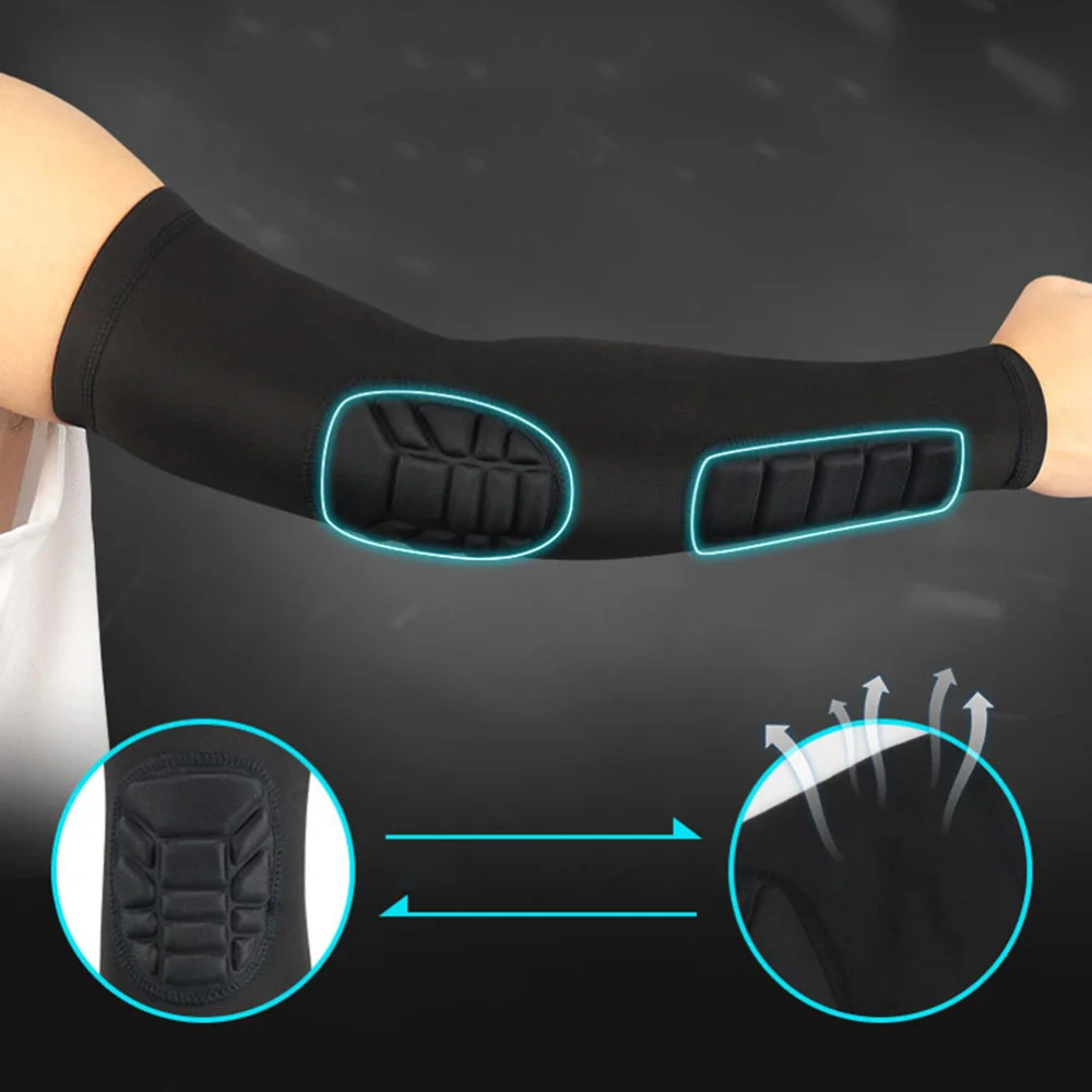 

1PC Sports Protective Sleeve Elbow Joint Guard Cover Elastic Anti-collision Arm Protector Outdoor Protective Equipme