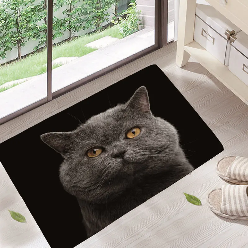 Коврики для кошек с изображением милой собаки нескользящий напольный коврик