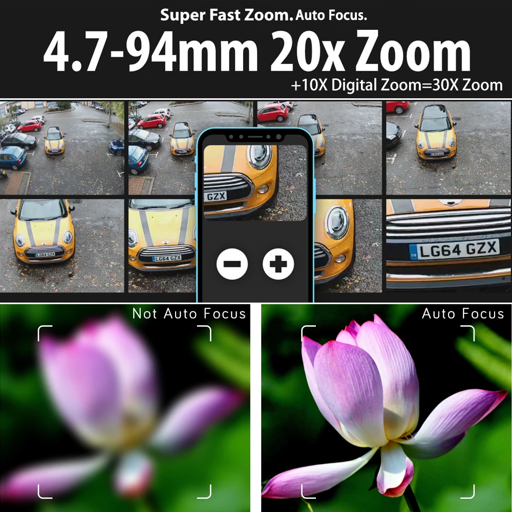 Sim карта 30X зум Sony 5MP IP PTZ камера наружная H.265 2Way Аудио Сигнализация скоростная сеть