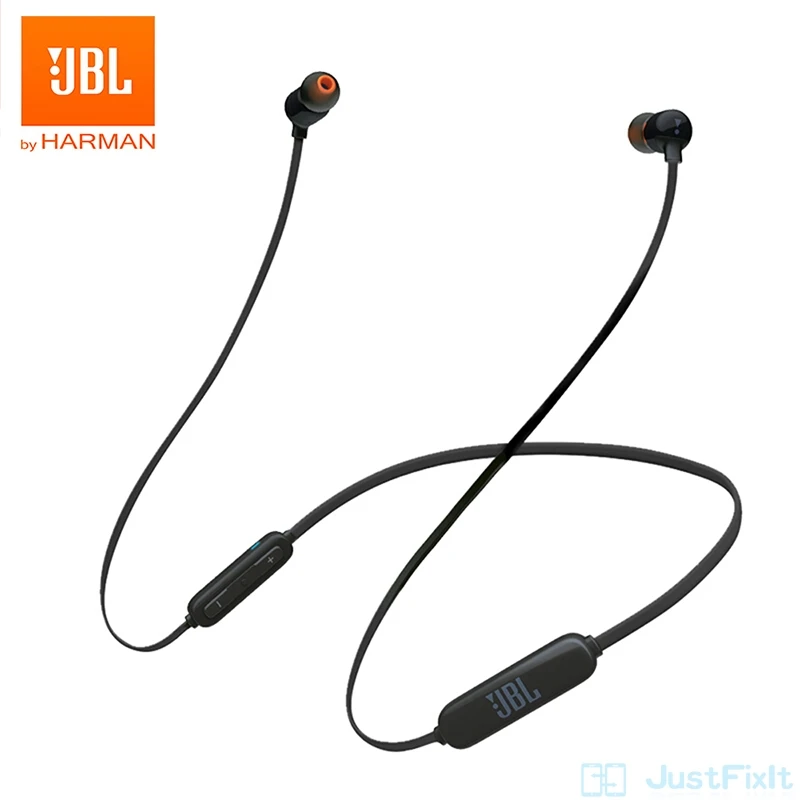 

Беспроводные Bluetooth наушники JBL T110BT, Спортивная гарнитура с басами для бега, магнитная гарнитура с 3 кнопками и пультом ДУ с микрофоном для сма...