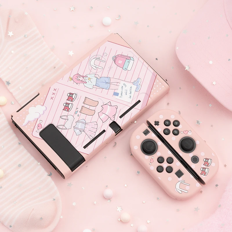 Kawaii защитный чехол для Nintendo Switch Shell девочек десертная сказочная лига мягкая