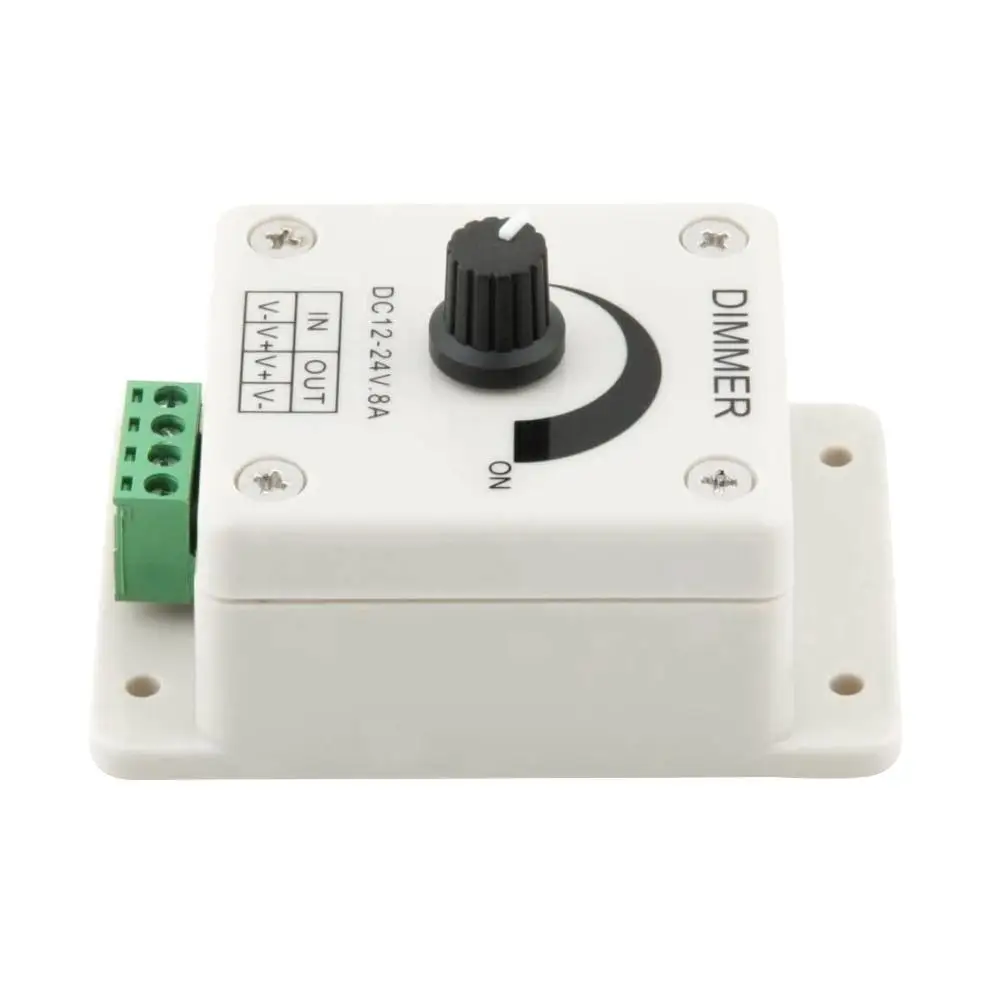 

HOT 12-24V 8A LED Light Strip Digital Dimmer Adjustable Brightness Controller