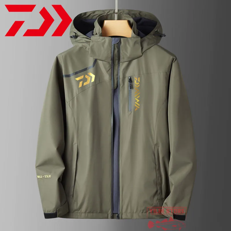 

Daiwa Fishing Clothes Men Autumn Casual Breathable Quick-drying Jacket Outdoor Windproof Waterproof Mountaineering Fishing Jacke