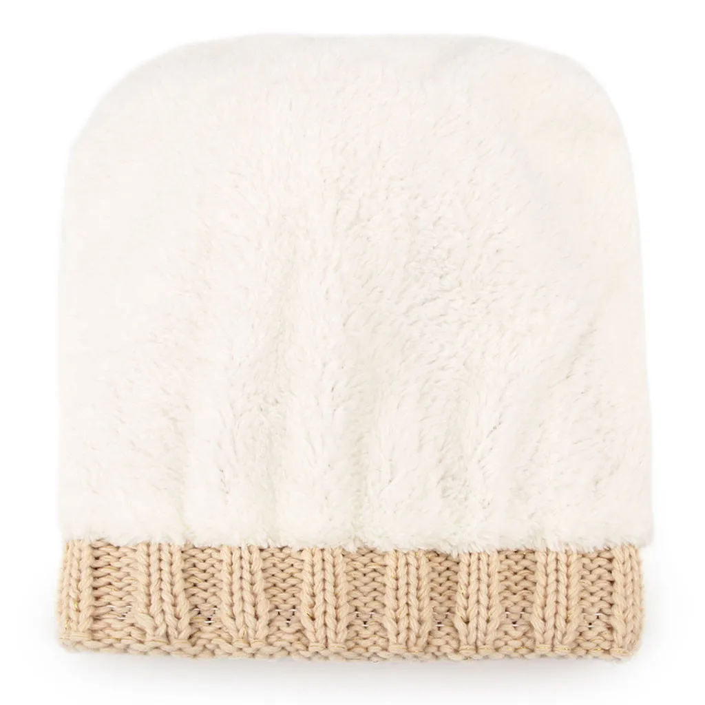 2 шт. женский набор из шапки и шарфа зимняя однотонная вязаная шапка с помпоном