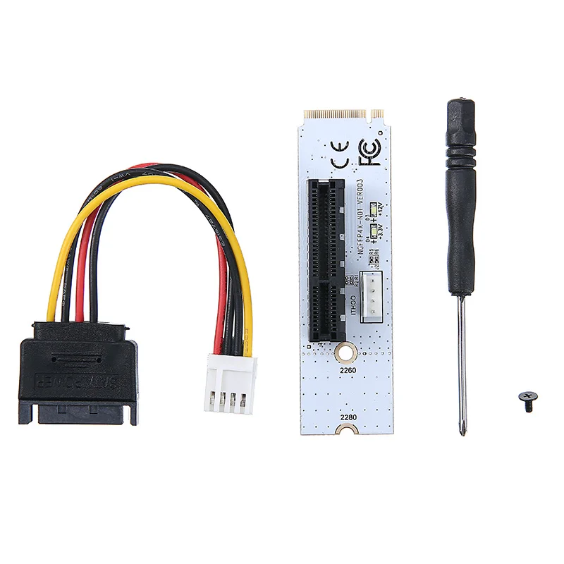 Mayitr 1 шт. NGFF M2 к PCI-E 4X 1X слот Райзер карта M ключ SSD порт адаптер для Windows систем Linux Mac |