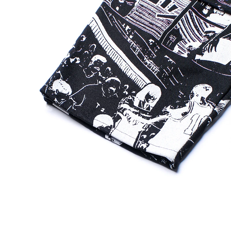 

2020 New Autumn Denim jacket Ladies Vogue Hoodie Ins Cartoon Loose Oversize Pullover Overcoat Ladies Tops Outerwear Streetwear