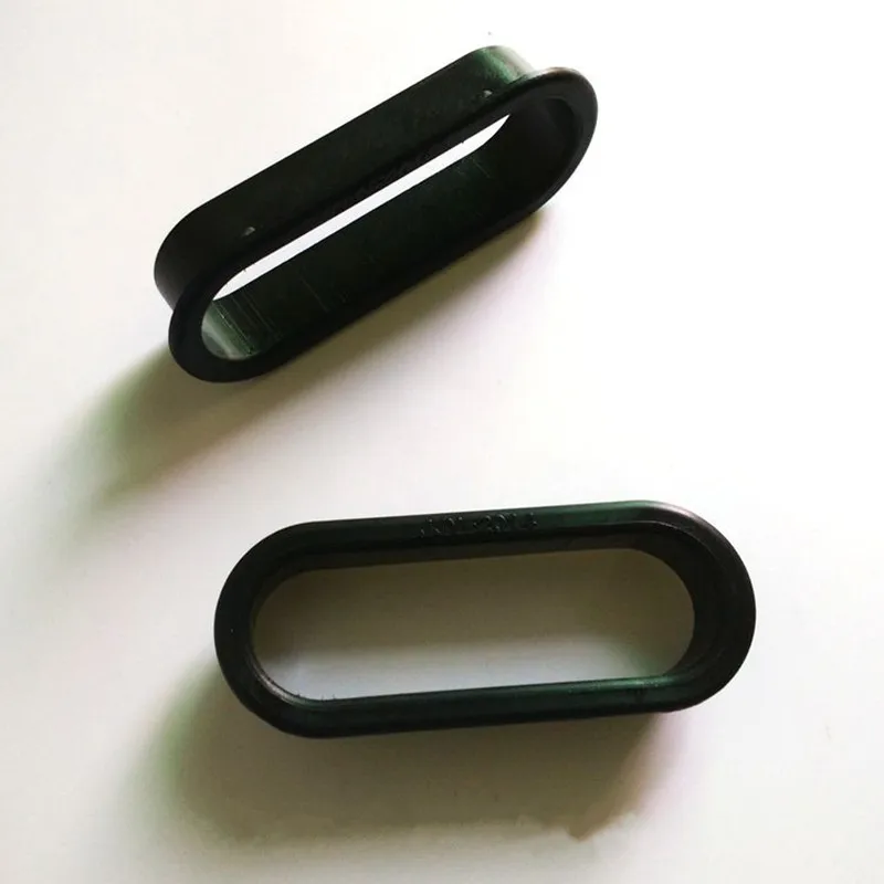 

2pc plastic Table Cable Outlet grommet oval plug cover for PC Desk Wire holder Cabinet vent hole decor handle Furniture Hardware