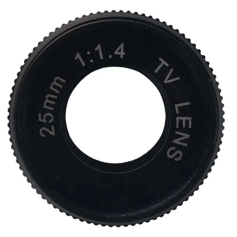 Объектив для телевизора/объектив телевизора с креплением камеры 25 мм F1.4 черного