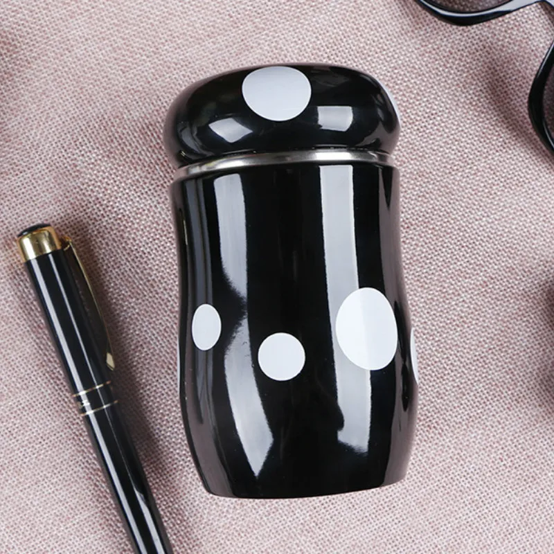 Мультяшная Студенческая изоляционная чашка в виде грибов Женская портативная