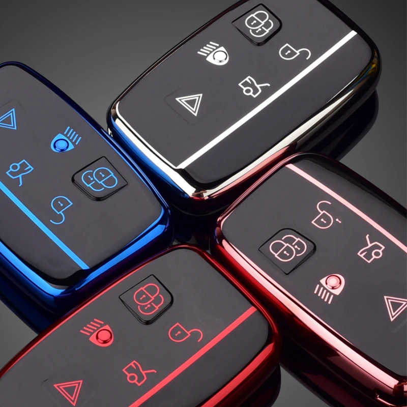 Новый мягкий ТПУ чехол для автомобильного ключа Land Rover A9 Range Sport Evoque Freelander 2 Jaguar XE XJ