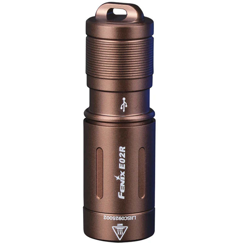 Фонарик Fenix E02R Cree XP G2 S3 белый светодиодный 200 люмен USB|Фонарики и осветительные