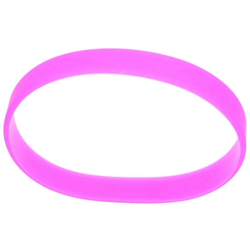 2x силиконовый резиновый эластичный браслет на запястье розовый красный и
