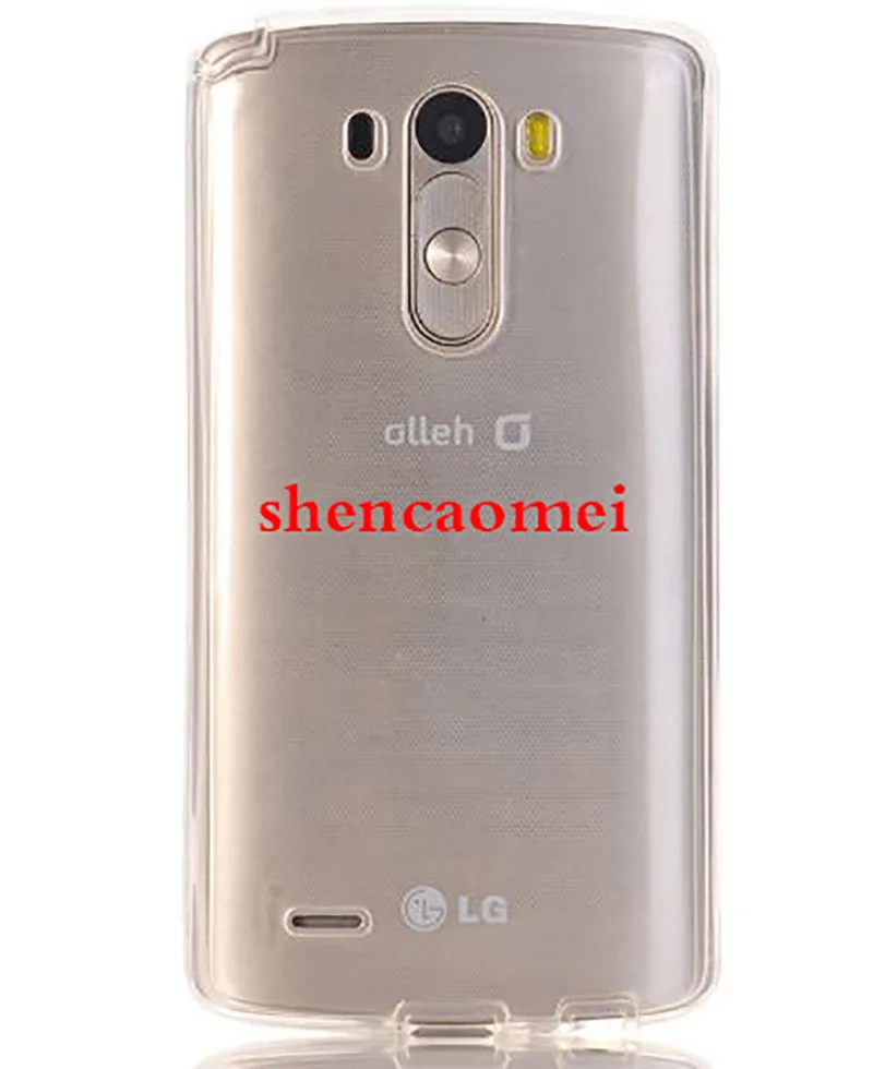 

7PCS Clear TPU case For LG G3 Silicone soft case White