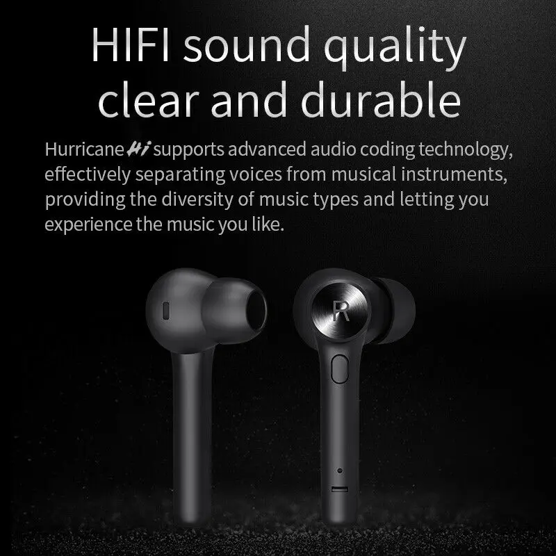 Bluedio Bluetooth 5.0 Sports Waterproof Ear Hook Wireless Headset earbuds Touch