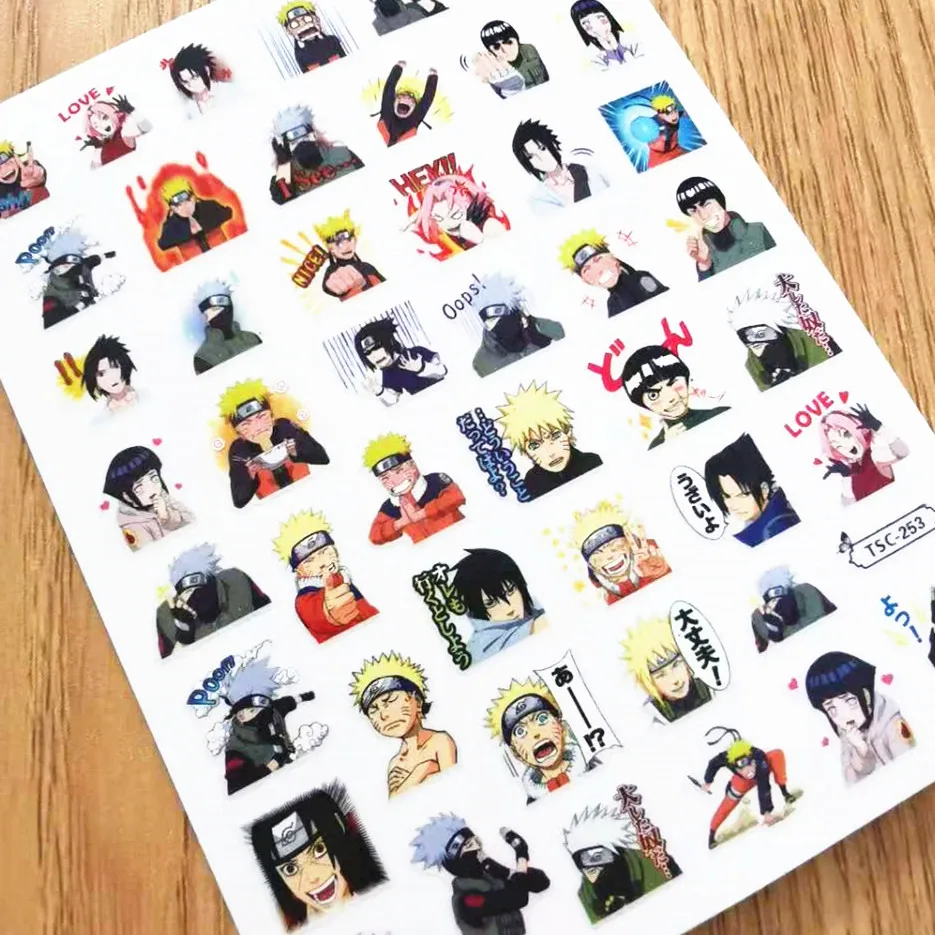 

Newest TSC 253 3D design nail art sticker decal stamping back gule DIY nail decoration wraps