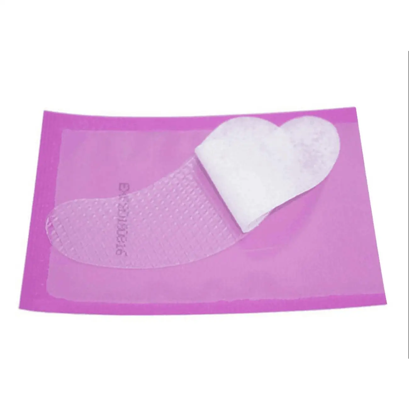 Бумажные накладки для наращивания ресниц 100 пар клейкие под глаза гидрогелевые