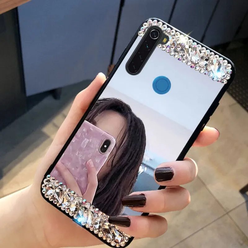Зеркальный чехол для макияжа Xiaomi Redmi 6 Pro S2 6A 5A 5 Plus 4X 4A 4 Note 8 7 8A Prime Y1 8T K30 силиконовая