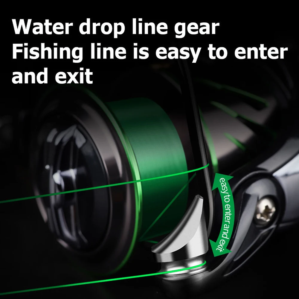 Новый Спиннинг рыболовная Катушка 10 металлические Подшипники 5 2: 1 Шестерни Макс