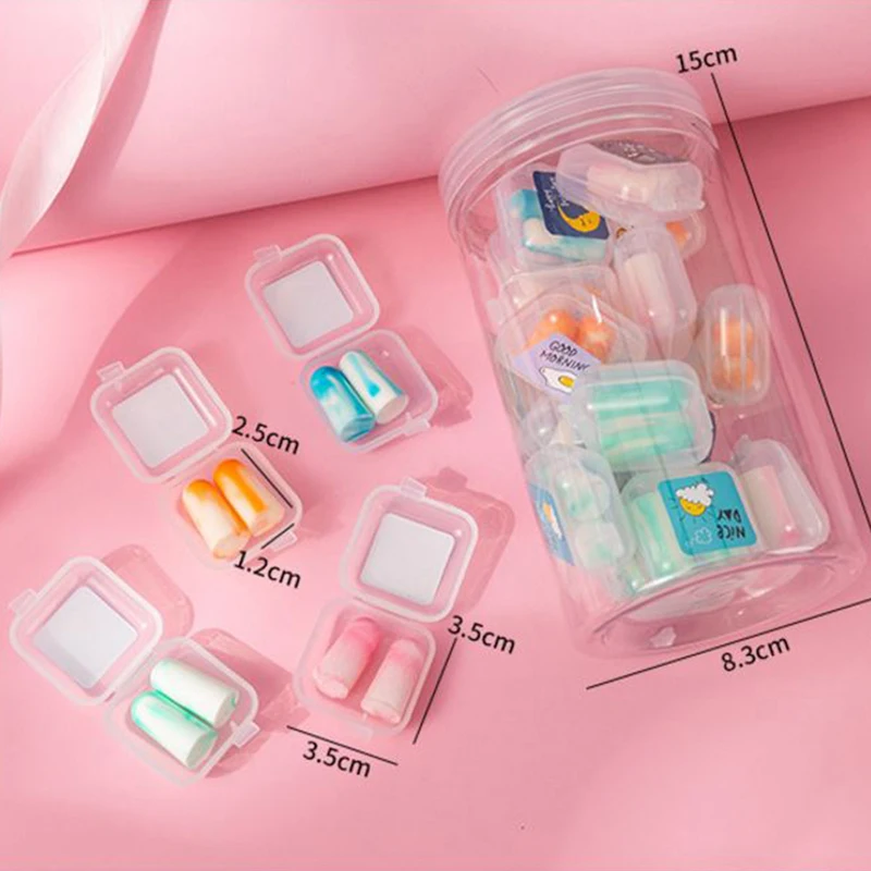 

2pcs Slow Rebound Earplugs Comfort Noise Reduction Foam Soft Ear Plugs Adult Children Protective Waterproof Swim Earplugs