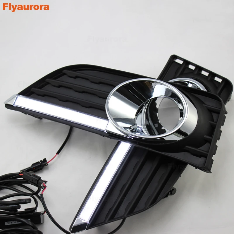 2 шт. светодиодные дневные ходовые огни для Toyota Camry 2009 2010 2011 2012 2013 2014 2015 2016 2017 2018 2019