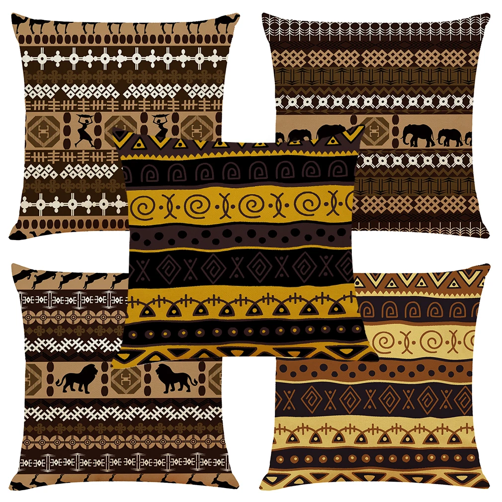 

Black Striped LatticeFor Living Room Accessories sofa Pillow Covers For living room Decoratiion House Cushion Cover 45x45cm