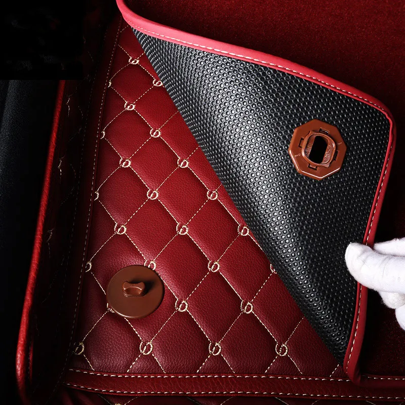 Полный комплект водонепроницаемых автомобильных ковриков Мягкие Передние и