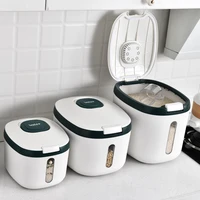 kitchen food container 5kg 10kg bucket nano moisture proof rice sealed jar household dog storage box tools